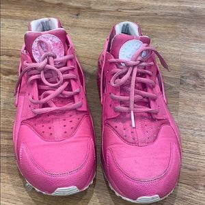 Custom pink Nike Huaraches